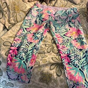 Lilly Pulitzer Multicolor Tropical Leggings Capri